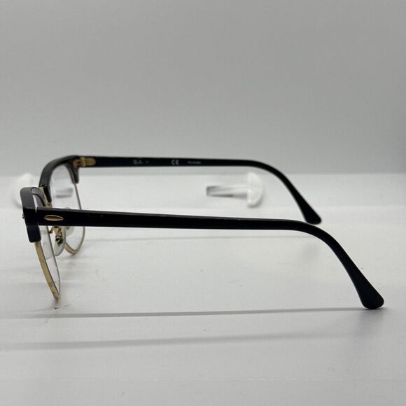 Ray-Ban RB3016 Clubmaster 901/58 49[]21 140 3P Black Sun/eyeglasses FRAMES ONLY - Picture 4 of 9